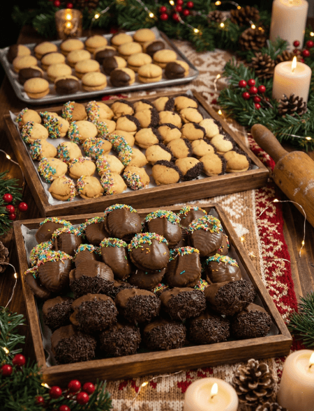 Μπισκότα πτί φούρ με σοκολάτα